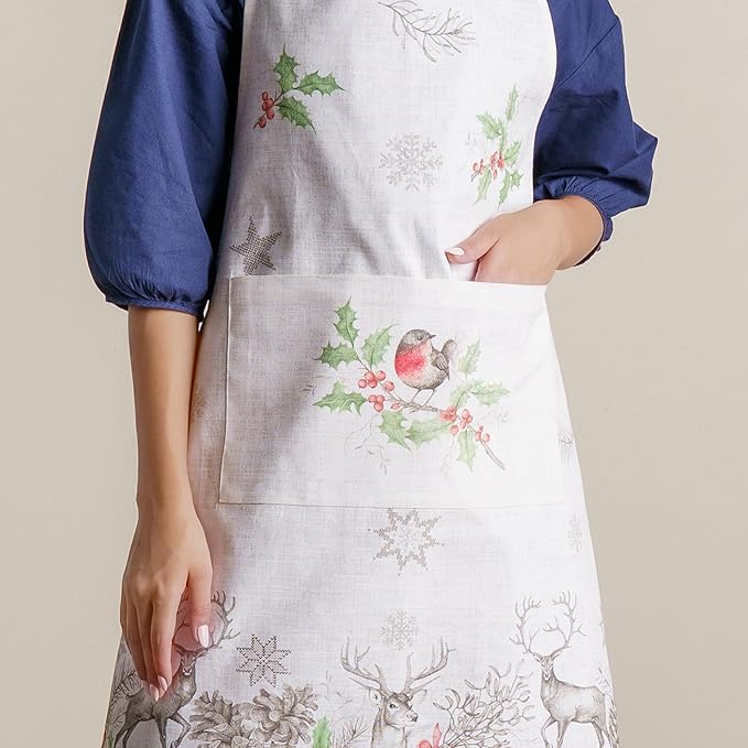 Maison d' Hermine 100% Cotton Apron for women with Pocket Kitchen Chef Apron for Men Cooking Mothers Day Gifts - Image 9