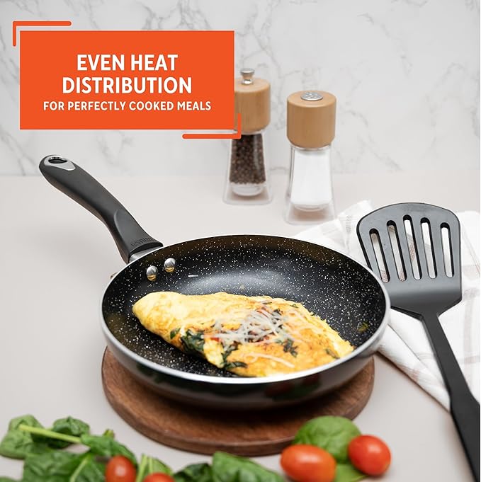 IMUSA 8” Bistro Ceramic Nonstick Fry Pan with Bakelite Handle - Image 5