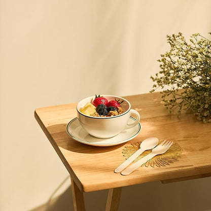 Wooden Spoons 300 Pieces | Natural Birch Wood Disposable Spoons | Biodegradable, Smooth & Durable for Parties, Coffee Shops, and Everyday Meals - Image 6