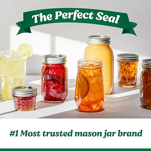 Ball Wide Mouth Glass Mason Jars with Lids and Bands, Used for Canning, Pickling, Juice, Jam, Jelly, Pint Size 16 Ounce (Pack of 3) - Image 9