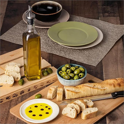 GREENOLIVE Olive Oil Dispenser Bottle - 17 oz. Clear Glass Bottle with No-Drip BPA-Free Spout - Ideal for Kitchen and Cooking Essentials - Single Bottle - Image 4