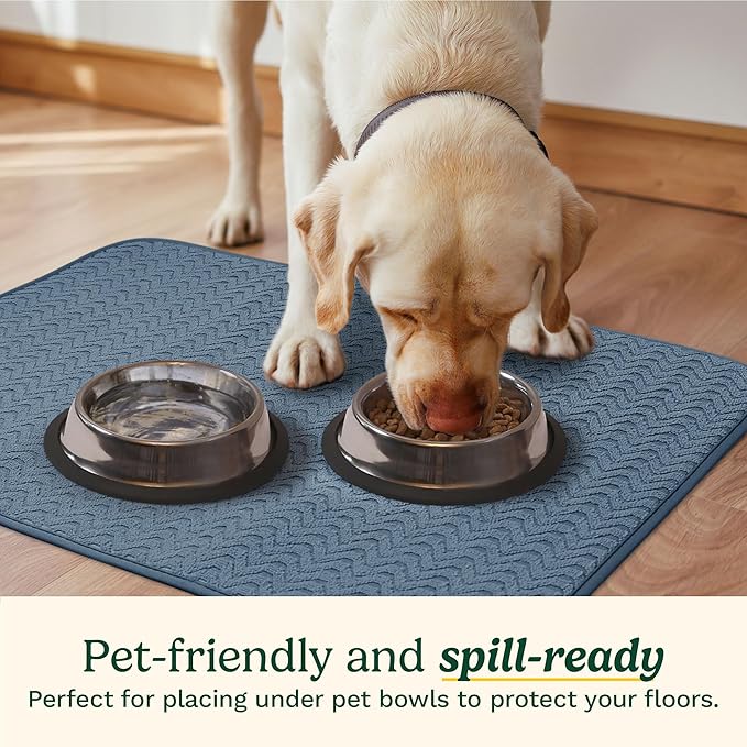 Cuisinart Dish Drying Mats for Kitchen Counter - (2) 18" x 24" Ultra Absorbent Dish Drying Mat XL - Foldable, Machine Washable, Fast Drying Dish Mat (Geostripe) - Image 5