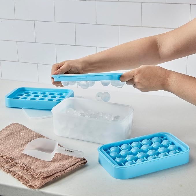 Cuisinart 5-PC Round Ice Cube Tray, CTG-00-IS