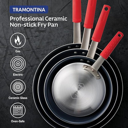 Tramontina Professional 14-Inch Ceramic Non Stick Extra Large Frying Pan, Heavy-Gauge Aluminum Skillet with Ceramic Nonstick Coating, Dishwasher and Oven Safe, Black - Image 6