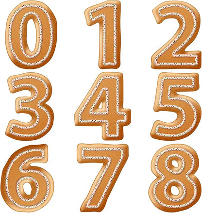 Number Cookie Cutter Set 3 Inch - 9 Pcs Xzhloym Cookie Cutters Shapes - Stainless Steel