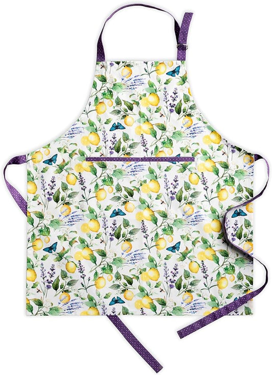 Maison d' Hermine 100% Cotton Apron for women with Pocket Kitchen Chef Apron for Men Cooking Mothers Day Gifts by MaisondHermine