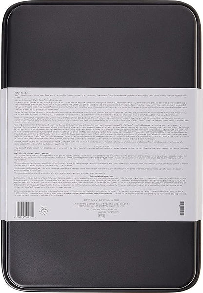 Cuisinart AMB-15BS 15-Inch Chef's Classic Nonstick Bakeware Baking Sheet, Silver - Image 7