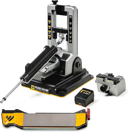 Work Sharp Professional Precision Adjust Elite Set Knife Sharpener value combo bundle with the Guided Field Knife Sharpener by WorkSharp