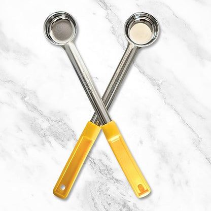 1 Ounce Solid Stainless Steel Portion Control Ladle Spoon for Measuring and Serving; Commercial Grade Serving Scoops [Pack of 2] - Image 6