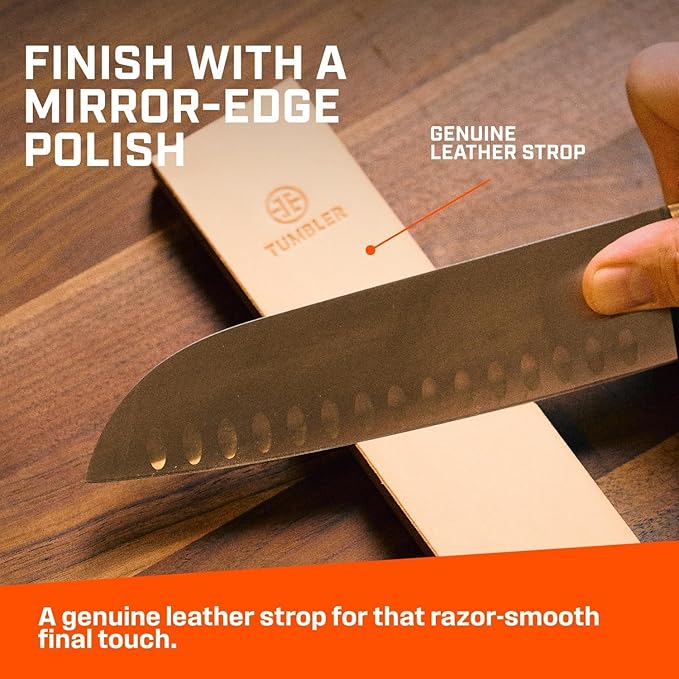 Tumbler Rolling Knife Sharpener Starter Set - Knife Sharpening Made Easy - Holiday Gift Set - Image 4
