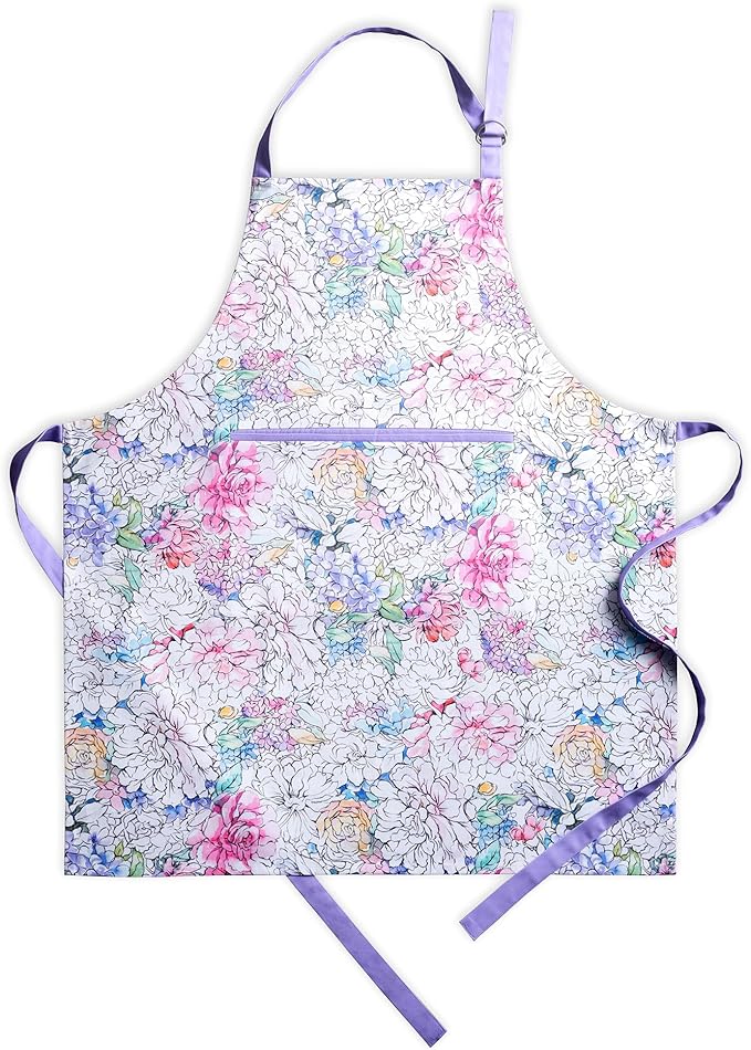 Maison d' Hermine 100% Cotton Apron for women with Pocket Kitchen Chef Apron for Men Cooking Mothers Day Gifts by MaisondHermine