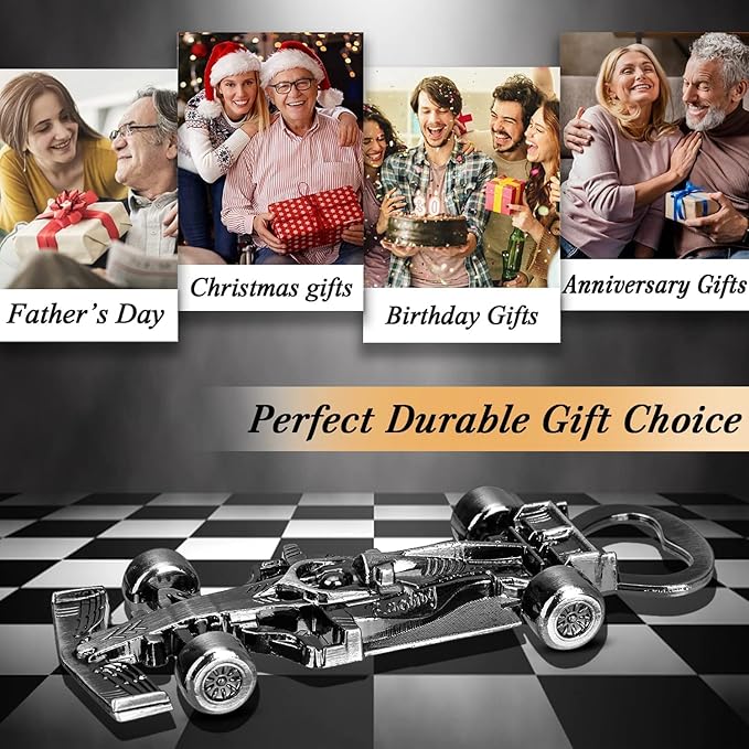 LKKCHER Racing Car Bottle Opener, Racing Car Gifts for Men, Unique Fathers Gifts Birthday Christmas Gifts for Father Him Men Dad Husband Grandad Boyfriend Racing Fans