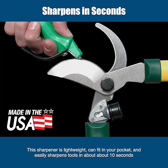 AccuSharp Large Garden Tools and Lawn Mower Blades Sharpener, Ideal for Loopers, Pruners and Shears, Safe, Easy-to-Use, Made in the USA - Image 6