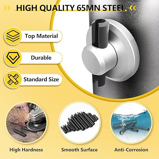 274Pcs Roll Pins Assortment, 65Mn Steel Black Roll Pins - 1/4, 5/16, 11/80, 5/32, 1/5, 1/16, 2/25, 1/10, 1/8 for Home Automotive Repair