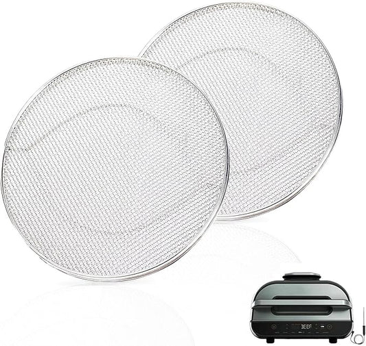 2PCS Replacement Splatter Shield for Ninja Foodi FG551,Foodi Grill Air Fryer Accessories,6-in-1 Indoor Grill for FG550, BG500A, DG551