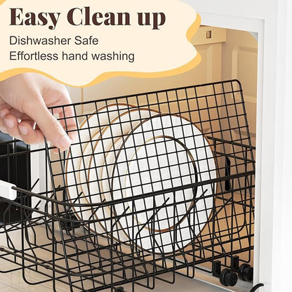 Cooling Racks for Cooking and Baking - 2 PCS 10" x 15" Grid Wire Baking Rack for Oven Cooking, Baking, Grilling, Roasting - Dishwasher Safe Bacon Rack - Fits Jelly Roll Cookie Sheet Pan - Image 4
