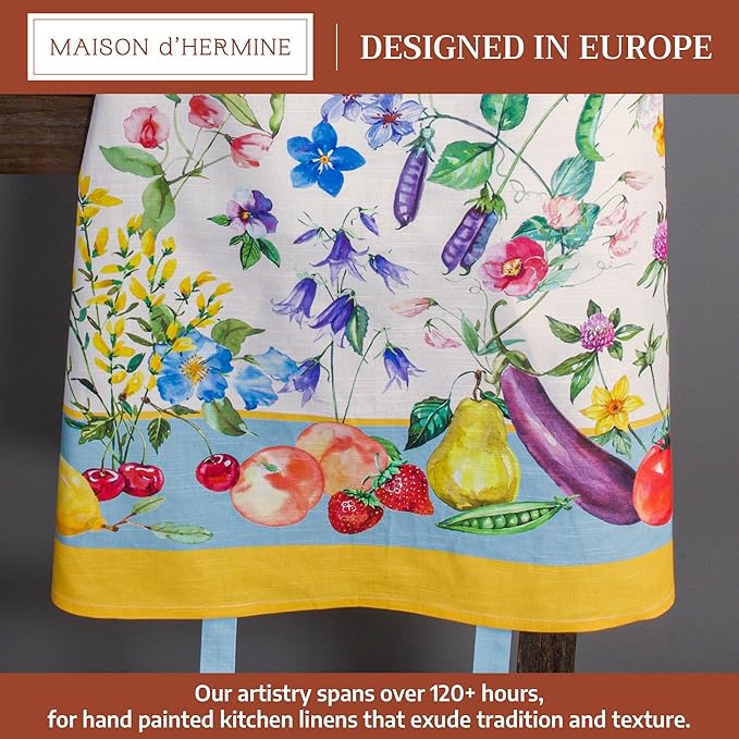 Maison d' Hermine 100% Cotton Apron for women with Pocket Kitchen Chef Apron for Men Cooking Mothers Day Gifts - Image 2