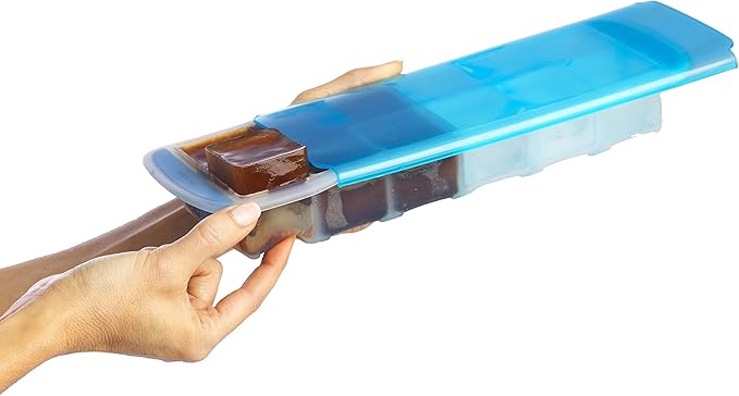 GoodCook Touch Prep and Freeze Ice Tray, 2-oz. Cubes, Stackable with Slide-off Cover - Image 10