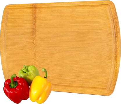 FSC-Certified Extra Large Bamboo Cutting Board Featuring 18 Inch Glue-Free Surface™ – XL, Non-Toxic Wooden Board for Family Kitchens, Butcher Block Style Food Prep with Lifetime Replacements - Image 8