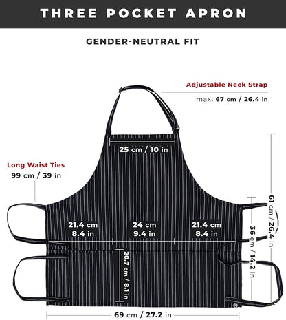 Chef Works Unisex Three Pocket Apron - Image 7