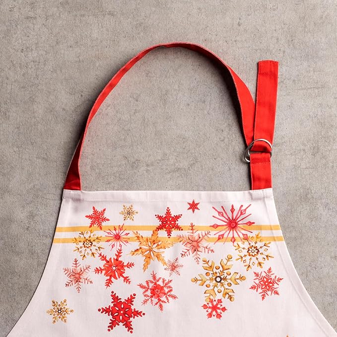 Maison d' Hermine 100% Cotton Apron for women with Pocket Kitchen Chef Apron for Men Cooking Mothers Day Gifts