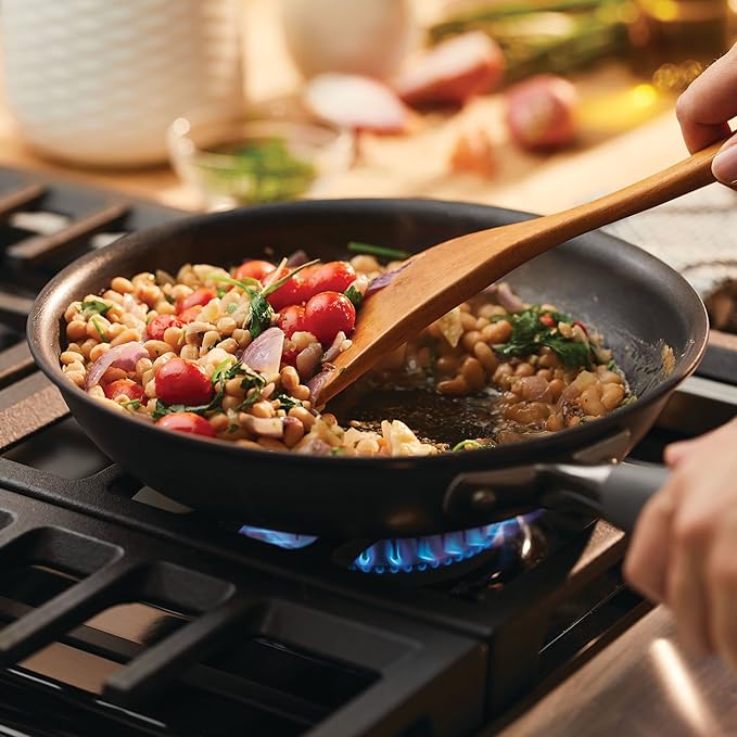 Anolon Advanced Home Hard Anodized Nonstick Frying Pan, 8.5 Inch – Small Non Stick Egg Pan, Durable Nonstick Skillet - Moonstone - Image 8