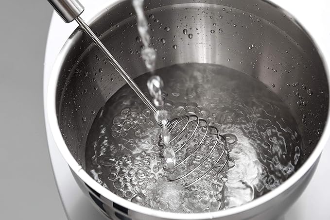 Whisk, Stainless Steel Spring Whisk, Balloon Whisk Egg Beater for Blending, Whisking, Beating, or Stirring - Image 2