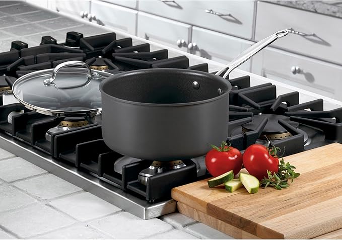 Cuisinart 6194-20 Chef's Classic 4-Quart Nonstick-Hard-Anodized, Saucepan w/Cover - Image 2