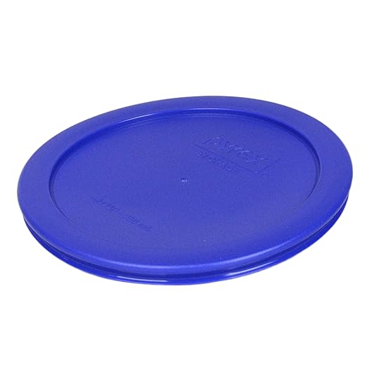 Pyrex 7201-PC 4-Cup Cadet Blue Food Storage Replacement Lid (6-Pack) - Made in USA - Image 2