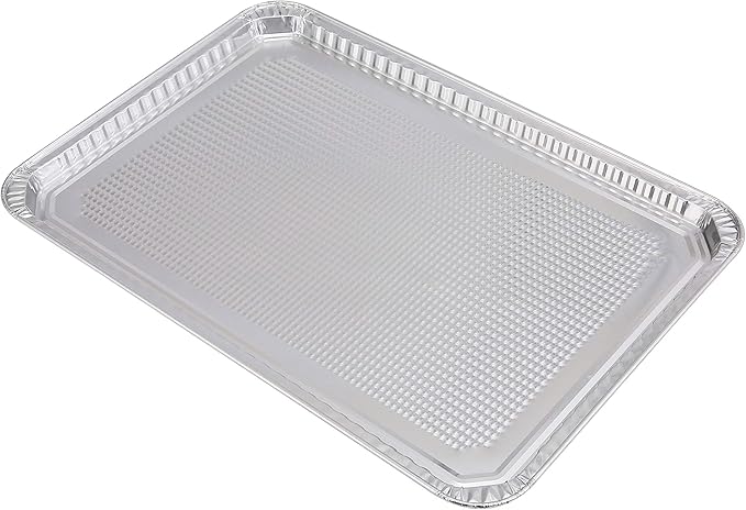 Glad Disposable Bakeware Aluminum Rectangular Cookie Sheets for Baking and Roasting, 12 Count-16" x 11" x 0.25" - Textured, Made from Aluminum - Baking Sheets, Baking Pans, Foil Cookie Sheet - Image 4