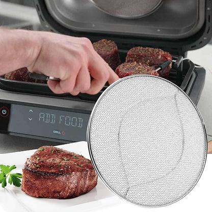 Replacement Splatter Shield for Ninja Foodi FG551 Air Fryer,Stainless Steel Splatter Screen Accessories for Ninja Foodi Smart XL 6-in-1 Indoor Grill, FG550, BG500A, DG551