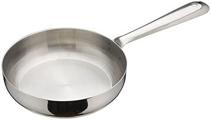 WINCO Mini Fry Pan, 5-inch, Silver
