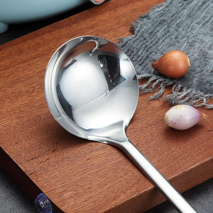 Stainless Steel Ladle, Berglander Soup Ladle, Cooking Ladle, Kitchen Ladle, Metal Soup Spoon For Cooking Non-Stick And Heat Resistant, Dishwasher Safe, Easy to Clean - Image 4