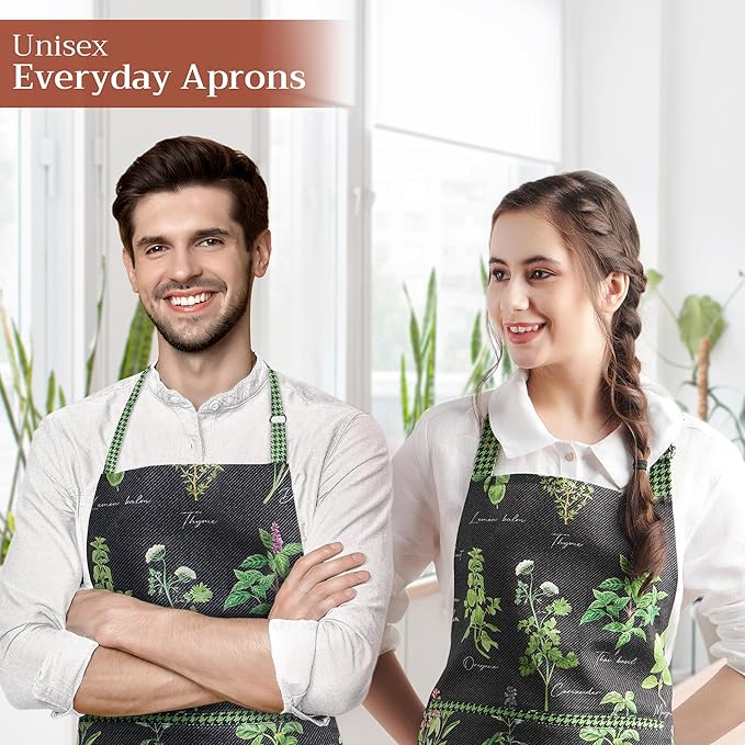 Maison d' Hermine 100% Cotton Apron for women with Pocket Kitchen Chef Apron for Men Cooking Mothers Day Gifts - Image 6