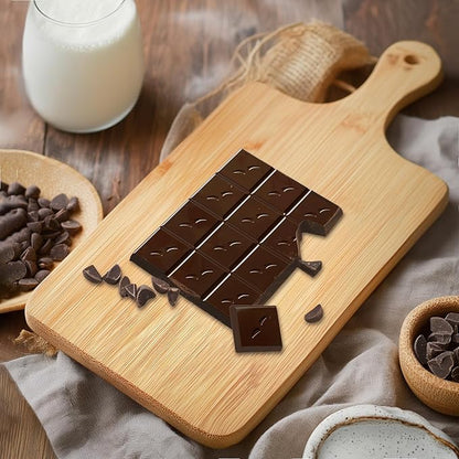 25 PCS Cutting Board Bulk Wood Chopping Board Laser Engraving Serving Board with Handle Charcuterie Boards for Customized Mother's Day Housewarming Gift 11" x 5" Bamboo - Image 4