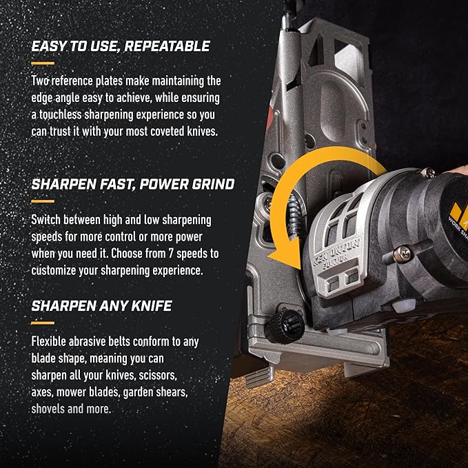 Work Sharp Ken Onion Edition Knife & Tool Sharpener Elite Mk2 - Adjustable Knife Sharpening System with Blade Grinding Attachment - Image 4