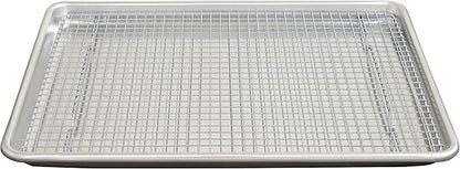 Mrs. Anderson’s Baking Professional Half Sheet Baking and Cooling Rack, 16.5 x 11.75-Inches, Set of 2