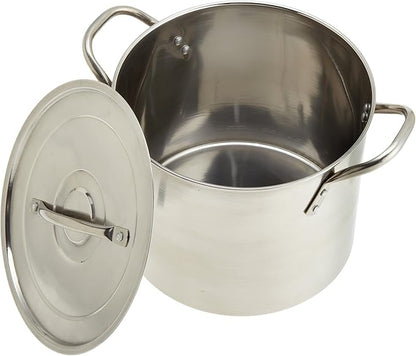 Star Crafts 4 Piece Stainless Steel Stock Pot Cookware Set Contains 4 Stockpots and 4 lids