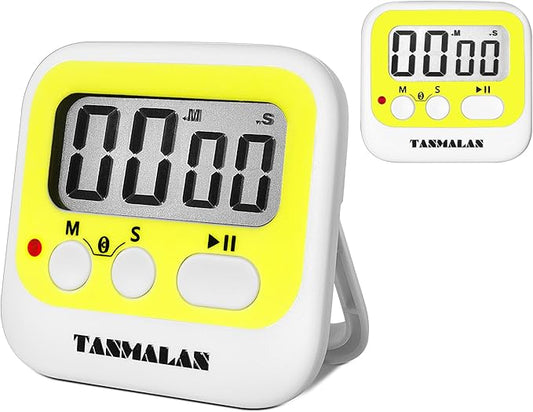 Easy to USE, Digital Timer Kitchen Timer, Magnetic Timer,Tanmalan (6.0-Yellow) by Tanmalan
