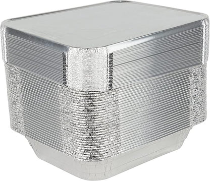 Stock Your Home 9x13 Aluminum Trays with Lids (10 Pack) – Disposable Half Size Deep Pans for Cooking, Storage, BBQ, Grilling, Catering - Image 8