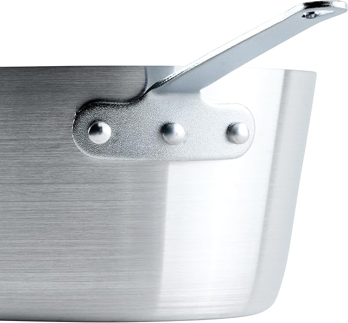 Winco Heavy-Duty Aluminum Tapered Sauce Pan, 3mm, 4.25 Quart - Image 4