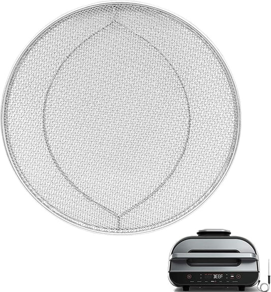 Splatter Shield for Ninja FG551 Foodi Smart XL Grill, Replacement Stainless Steel Splatter Screen Air Fryer Accessories for Ninja FG551 Foodi Smart XL 6-in-1 Indoor Grill