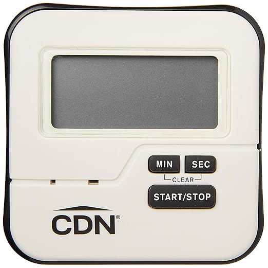 CDN Waterproof Kitchen Timer | Big Digital Display | 90-Second Loud Alarm with Flashing Light | Shatterproof & Steamproof | Magnet & Stand Mount | Ideal for Chefs | TMW1 - Image 4