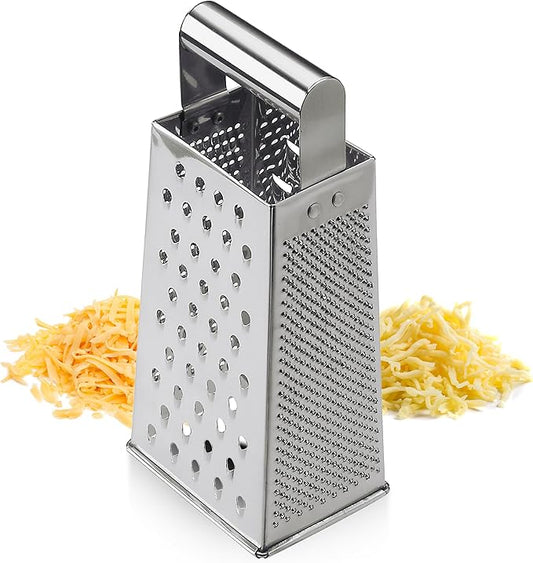 Prepworks by Progressive Deluxe Stainless Steel Box Grater,Silver, Medium by Unknown