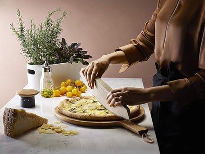 EVA SOLO | Countertop Kitchen Timer | Nordic Kitchen Collection | 60 Minute Alarm | Non-Slip Rubber Base | Danish Design - Functionality & Quality | D3.54 x W3.54 x H2.76 Inch | Black/Natural