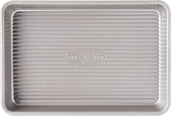 USA Pan Bakeware Mini Sheet Pan, Warp Resistant Nonstick Baking Pan, Aluminized Steel - Image 2