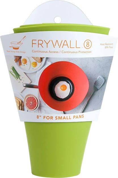 Frywall 8 (Small) - Green - Splatter Guard, as Seen on Shark Tank
