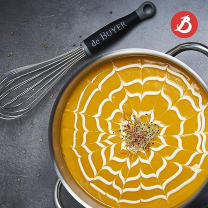 de Buyer GOMA Universal Whisk - 11.75” - Ideal for Commercial & Home Kitchens - Designed for Heavy, Frequent Use - Ergonomic & No-Slip Grip - Dishwasher Safe - Image 5