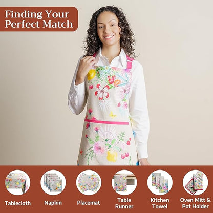 Maison d' Hermine 100% Cotton Apron for women with Pocket Kitchen Chef Apron for Men Cooking Mothers Day Gifts - Image 4