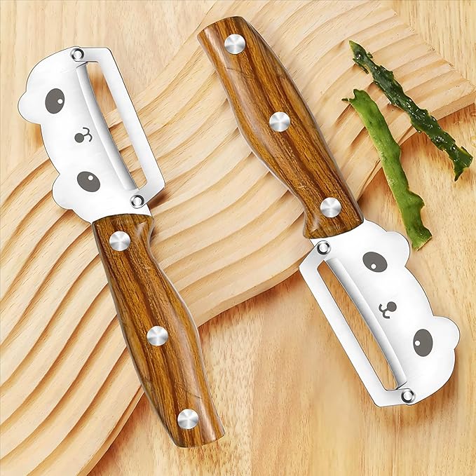 Vegetable Peeler Sharp Stainless Steel Blades for Veggie Potato Sugarcane Pumpkin Papaya Peeling Tool - Image 7